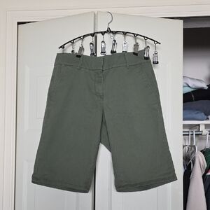 LOFT Olive Green Women's Bermudas